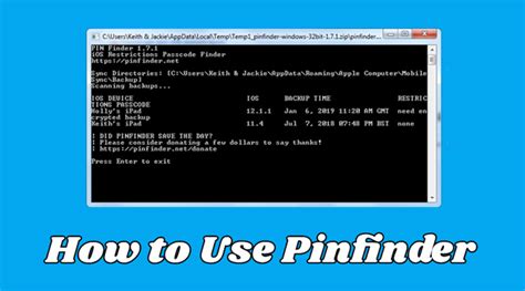 Pinfinder ® .